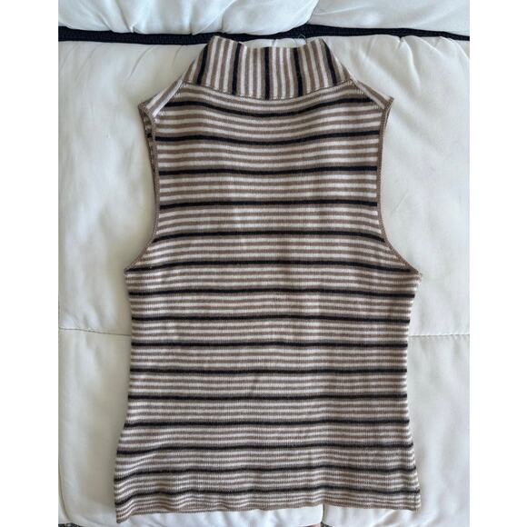 Prada Knit Sleeveless Striped Tank Top (Made in Italy, Size 38) - Picture 6 of 8